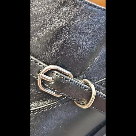 Balenciaga Paris Papier Derby Oxford Black Leather Skinny Buckle Womens Shoes 40 - Picture 6 of 16